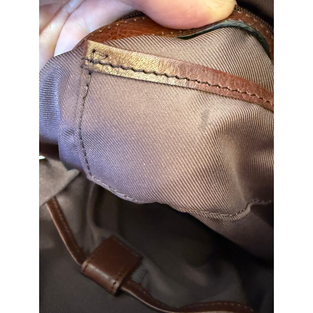 Wilson’s Leather Double Adjustable Handle Purse w/Silver Detail & Magnet Closure - Picture 8 of 15